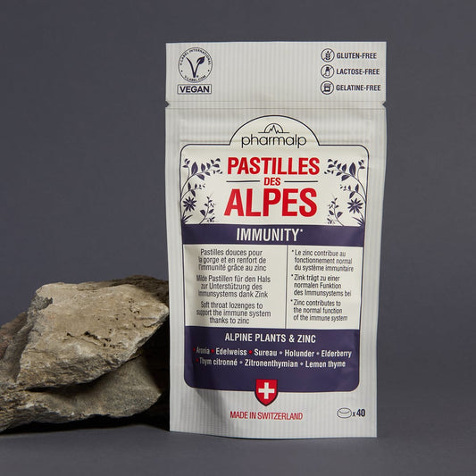 PASTILLES DES ALPES aux plantes alpines BIO et zinc (Recharge)