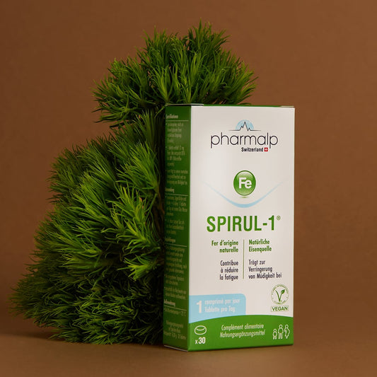 SPIRULina-1 30 comp. (Fer naturel, anti-fatigue)