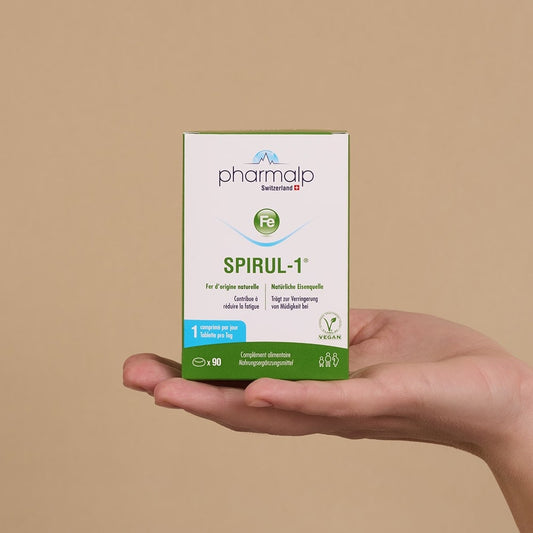 SPIRULina 1, 90 comp. (Fer naturel, anti-fatigue)