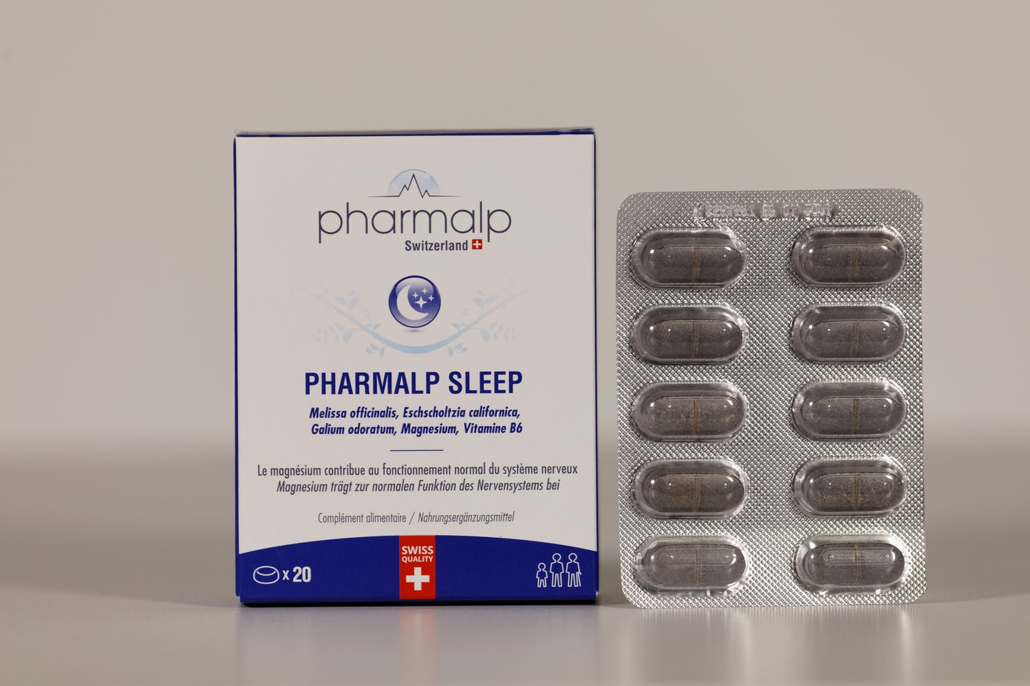 PHARMALP SLEEP 20 comp. (Plantes, vit B6 et magnésium)