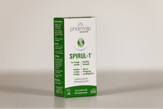 SPIRULina-1 30 comp. (Fer naturel, anti-fatigue)