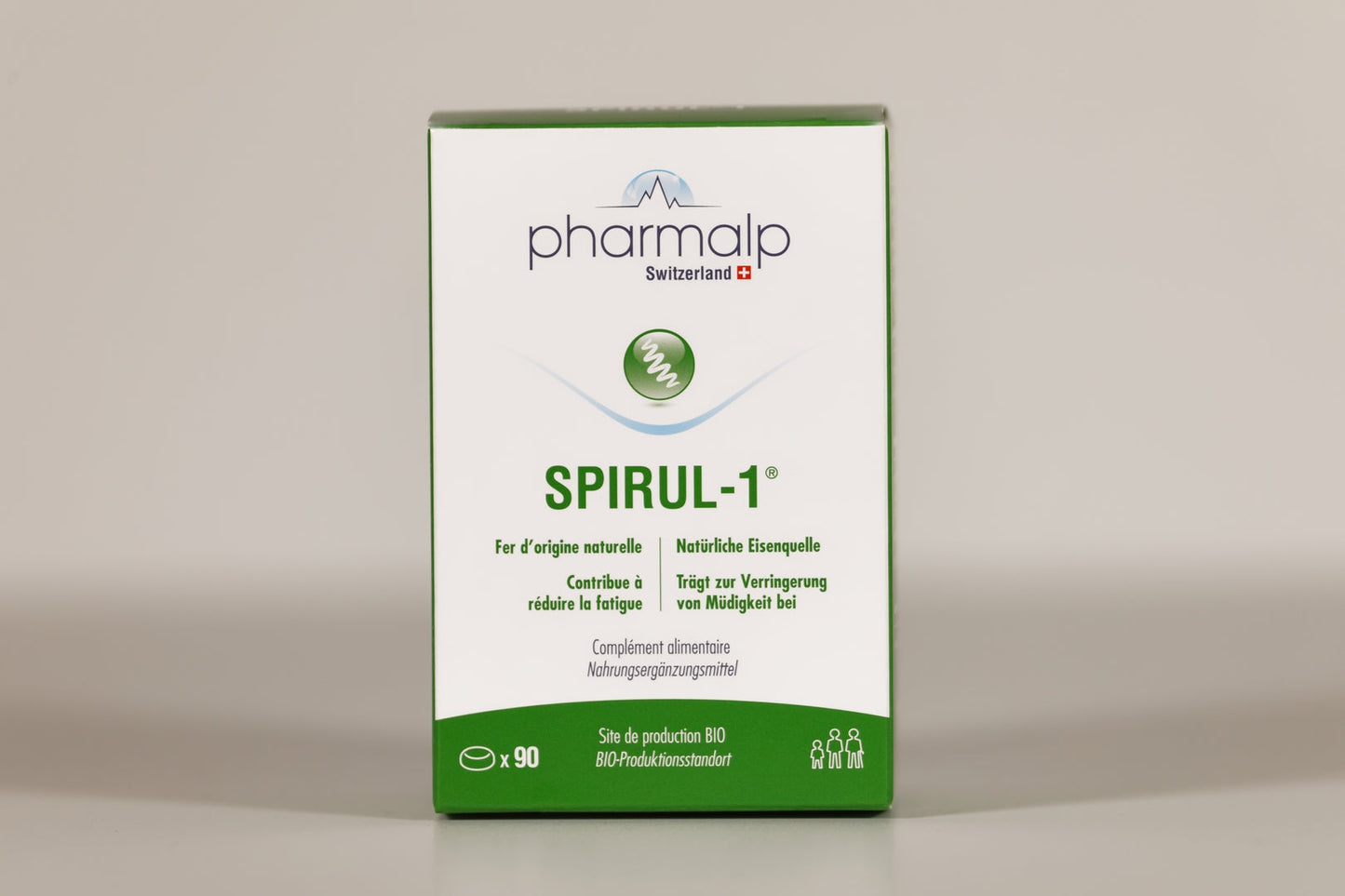 SPIRULina 1, 90 comp. (Fer naturel, anti-fatigue)