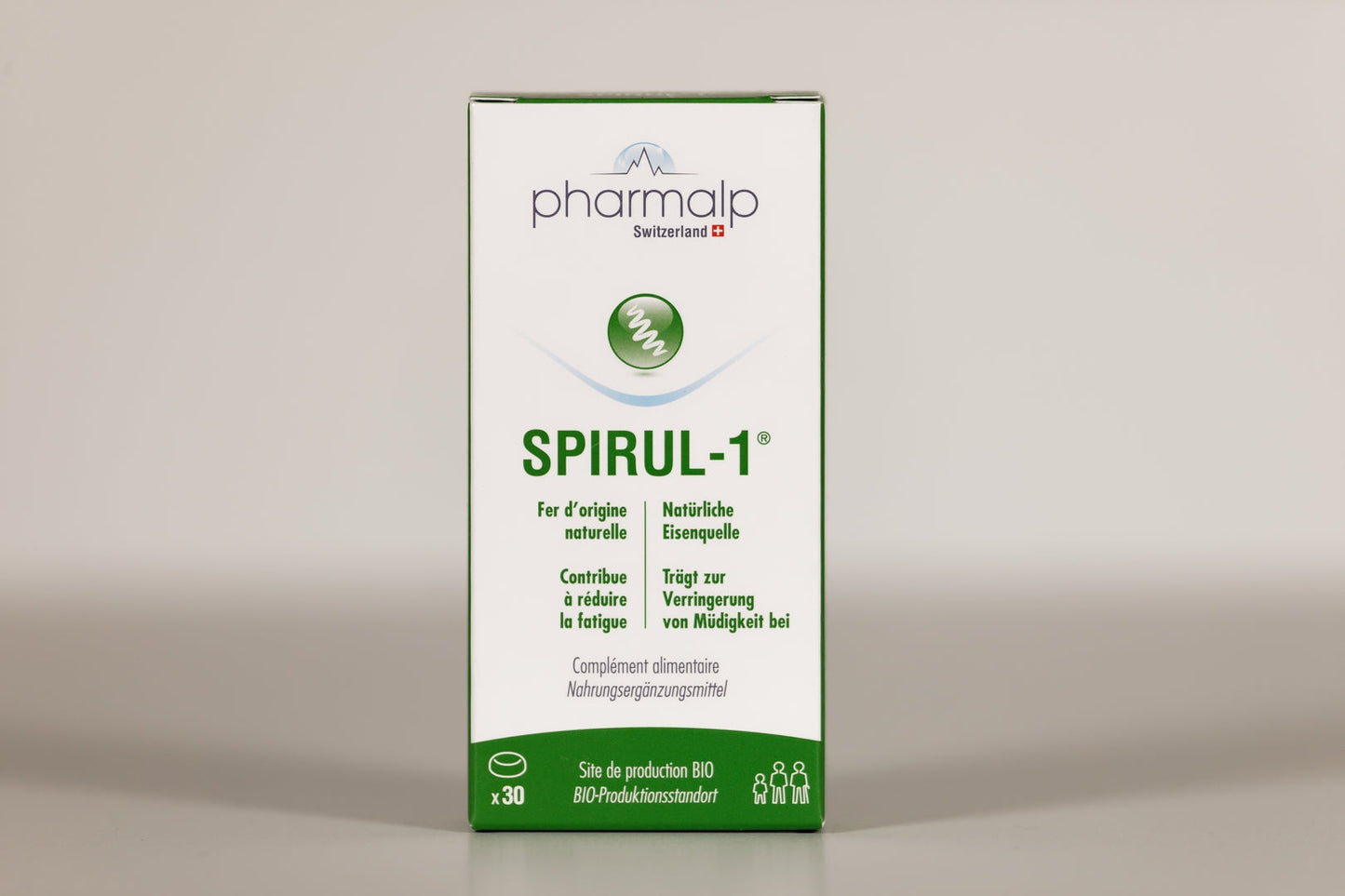 SPIRULina-1 30 tab. (Natural iron, anti-fatigue)